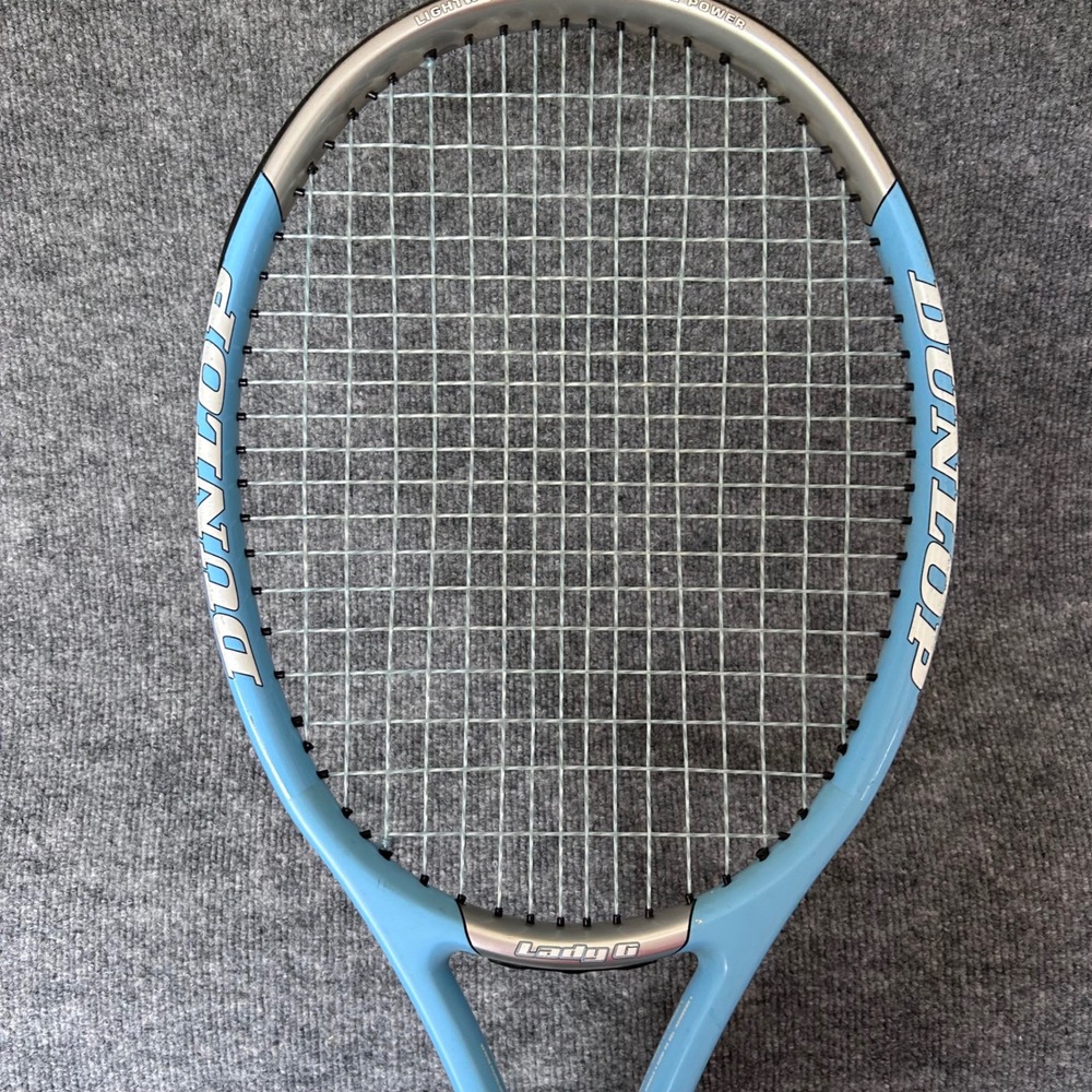 Dunlop Sport Lady G Tennis Racquet Light Blue Silver ISIS 108 sq in TT14601